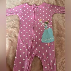 5 for 10$ ❤️ Carter's | 18M |Pink Polka Dot Footie with Princess Design